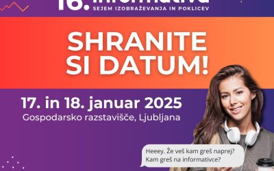 INFORMATIVA 2025 – SEJEM IZOBRAŽEVANJA IN POKLICEV